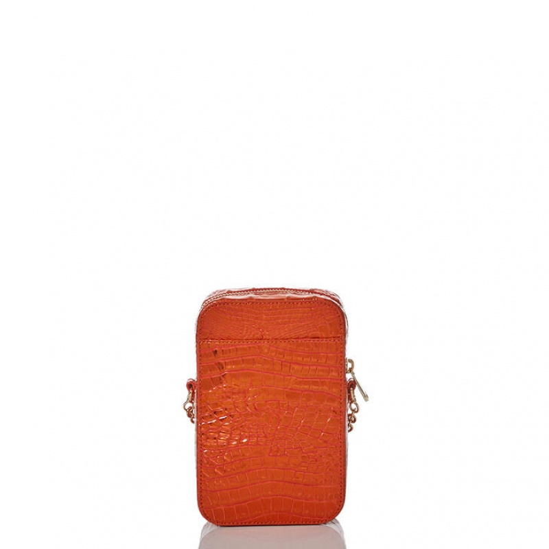 Orange Women's Brahmin Cassia Crossbody Bags | 4731CFGRL