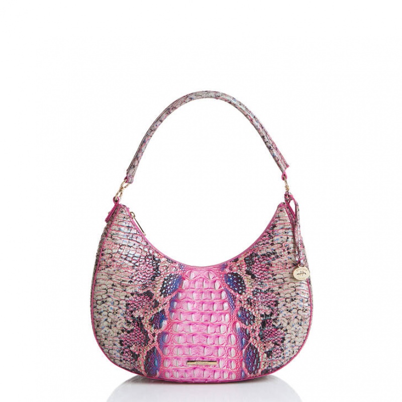 Pink Women\'s Brahmin Bekka Shoulder Bags | 8120OFSKD