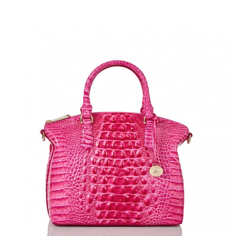 Pink Women\'s Brahmin Duxbury Satchel Bags | 4596IOWJT