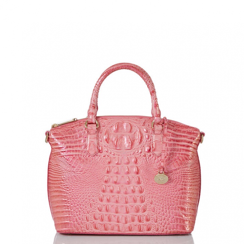 Pink Women\'s Brahmin Duxbury Satchel Bags | 1862DUBXA