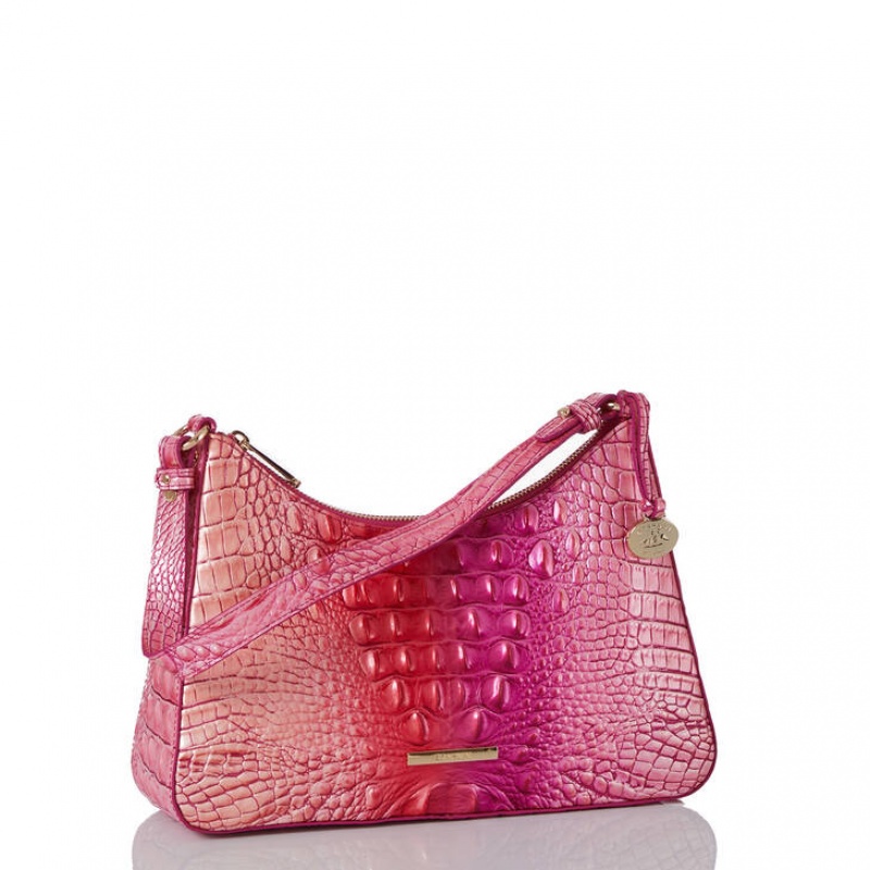 Pink Women's Brahmin Esme Shoulder Bags | 1706BSXIE