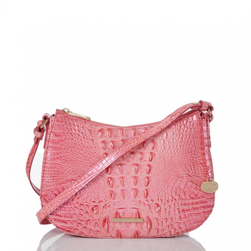 Pink Women\'s Brahmin Shayna Crossbody Bags | 5194WBTHK