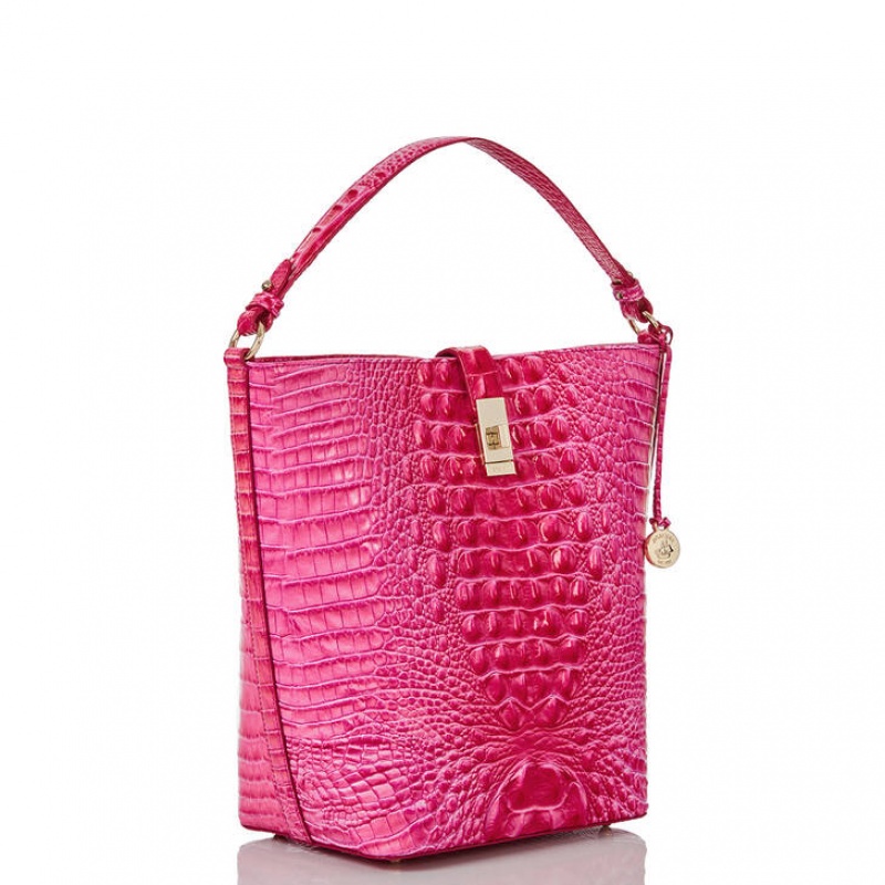 Pink Women\'s Brahmin Shira Bucket Bags | 2685HOJTX