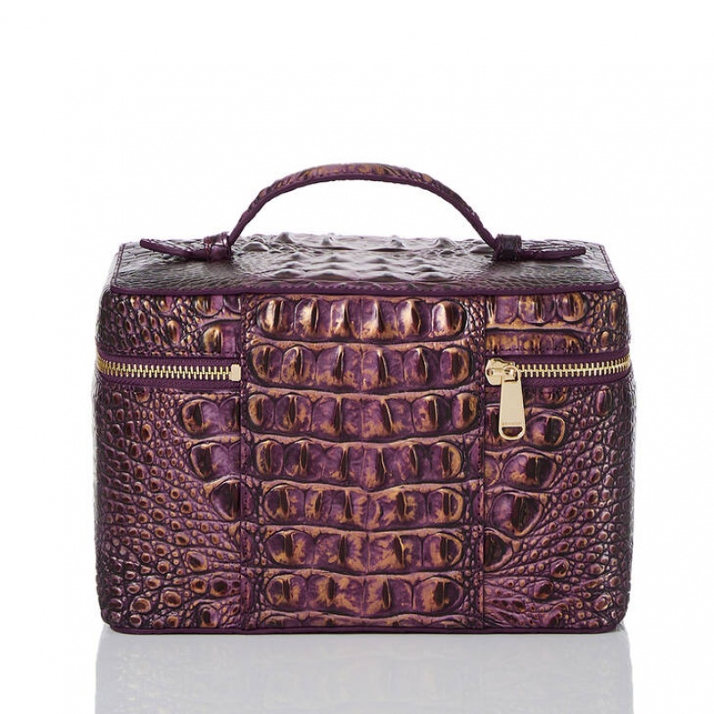 Purple Women's Brahmin Charmaine Travel Bags | 5746ZCMPV