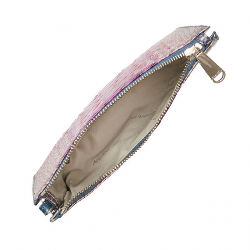 Purple Women's Brahmin Daisy Clutch Bags | 4072KESOC