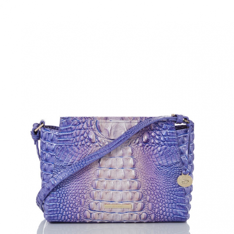 Purple Women\'s Brahmin Hillary Crossbody Bags | 2386QIJES