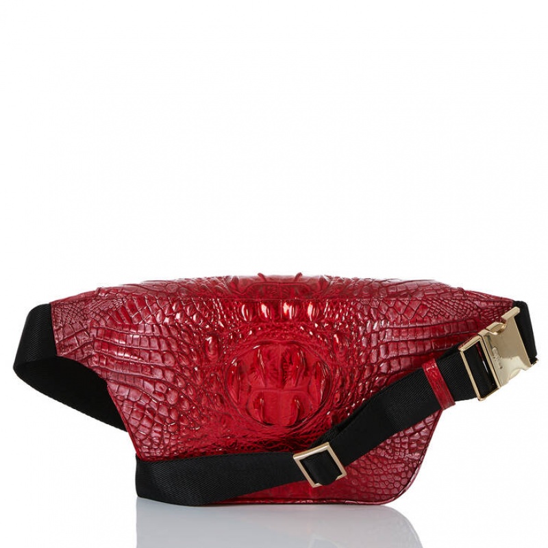 Red Women's Brahmin Harker Travel Bags | 5910ETJML