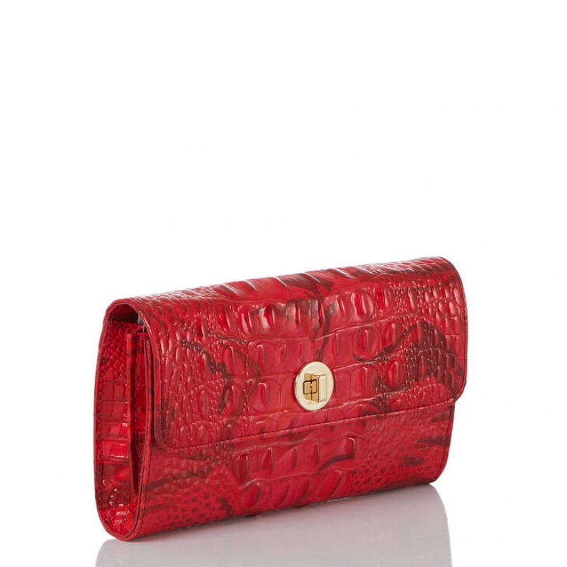 Red Women's Brahmin Polina Crossbody Bags | 8065KJIAF