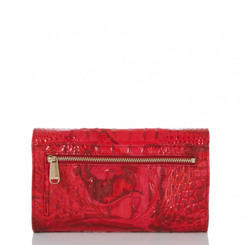 Red Women's Brahmin Polina Crossbody Bags | 8065KJIAF