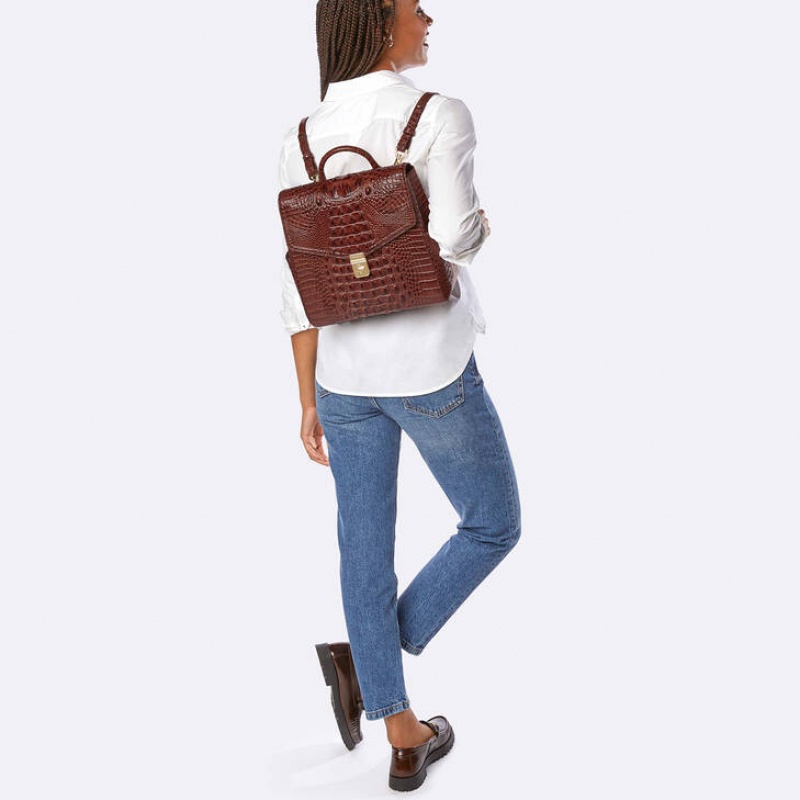 Rose Women's Brahmin Liz Backpacks | 8305RVBGX