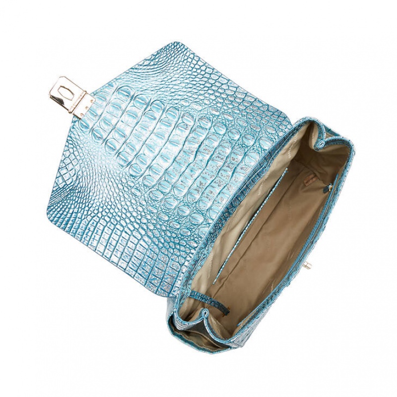 Turquoise Women's Brahmin Liz Backpacks | 6831CUJXF