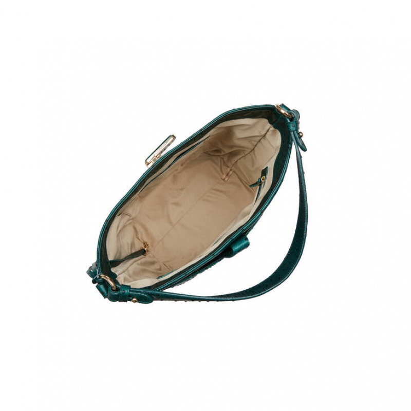 Turquoise Women's Brahmin Shira Bucket Bags | 6107PHCVF