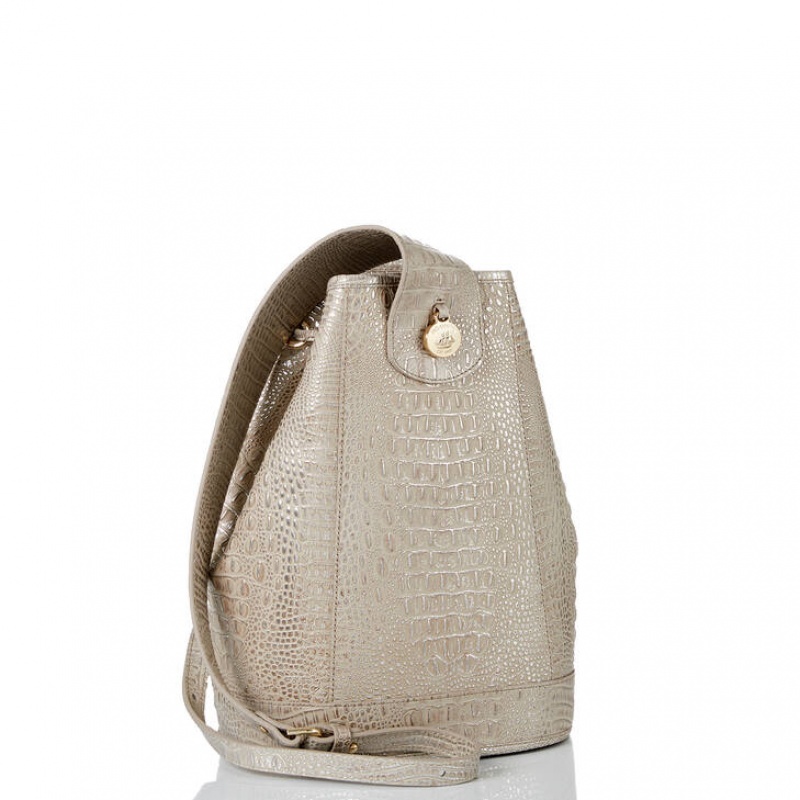 White Women's Brahmin Allie Backpacks | 6481ENRLI