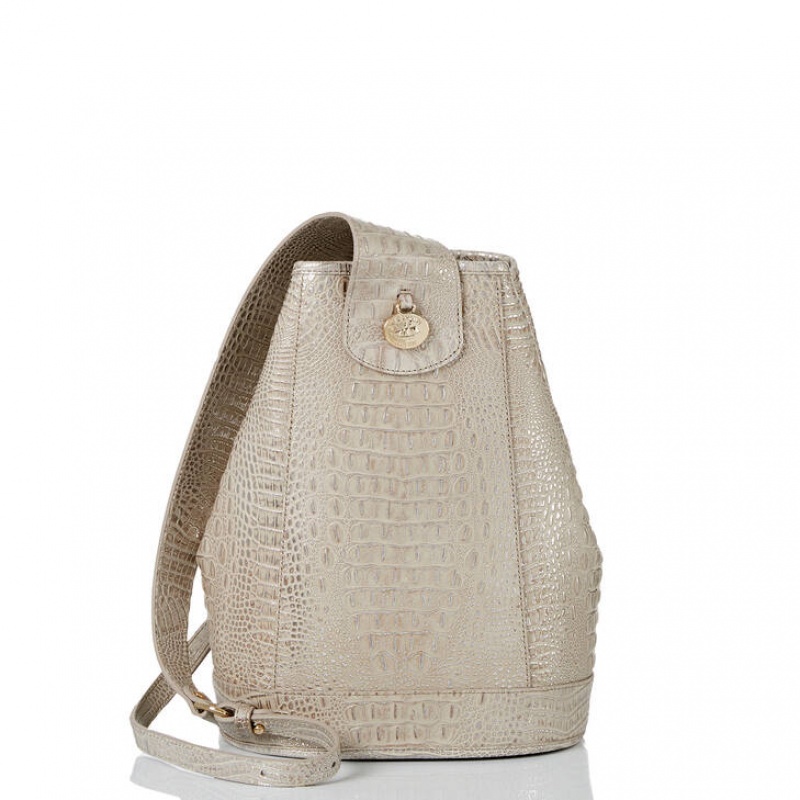 White Women\'s Brahmin Allie Backpacks | 6481ENRLI