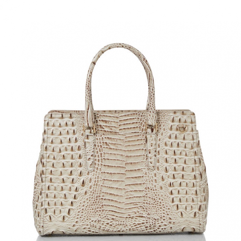 White Women's Brahmin Finley Carryall Travel Bags | 8279VRTKU