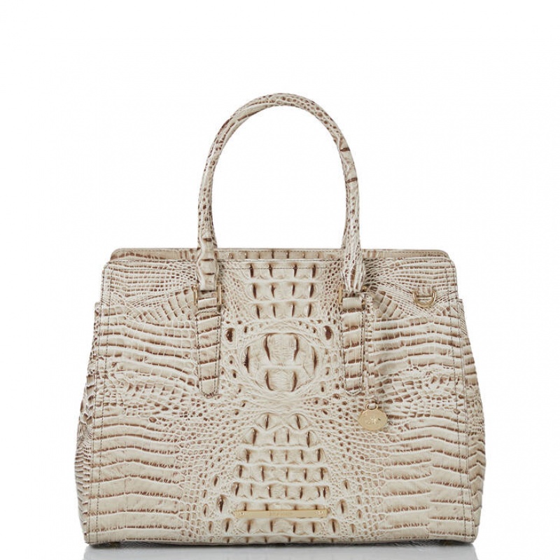 White Women\'s Brahmin Finley Carryall Travel Bags | 8279VRTKU