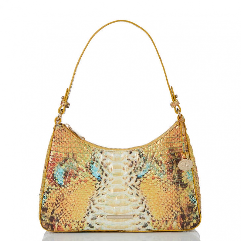 Yellow Women\'s Brahmin Esme Shoulder Bags | 3569APCZG