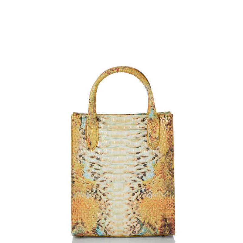 Yellow Women's Brahmin Moira Tote Bags | 8620VSCTF